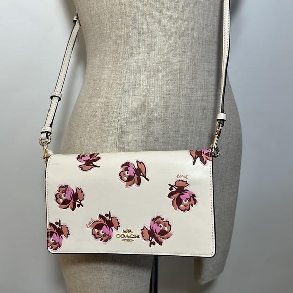 Coach Handbags - Coach Floral leather Hayden Foldover crossbody